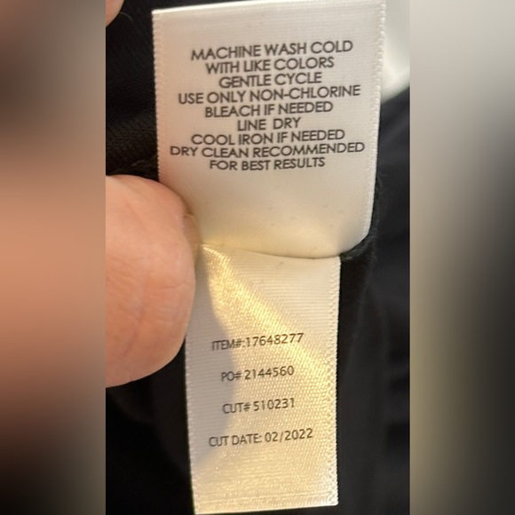 Surplice Culotte Jumpsuit Super Soft Black Size 3X - Picture 6 of 6